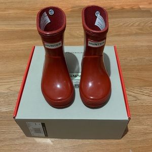 Red Hunter Boots